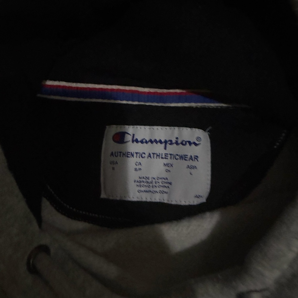 Champion Black and Gray Hoodie